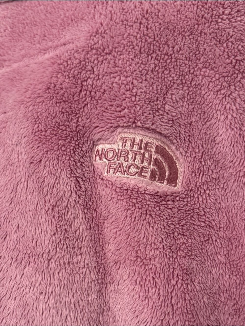 The North Face Women's Pink Osito Plush Fleece Jacket - Picture 7 of 9